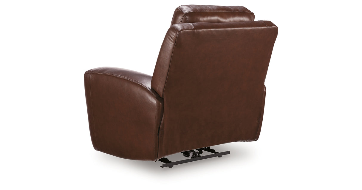 Next Move Mahogany Power Recliner from Ashley Furniture - Luna Furniture