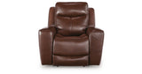 Next Move Mahogany Power Recliner from Ashley Furniture - Luna Furniture