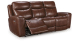 Next Move Mahogany Power Reclining Sofa from Ashley Furniture - Luna Furniture