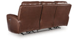 Next Move Mahogany Power Reclining Sofa from Ashley Furniture - Luna Furniture