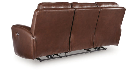 Next Move Mahogany Power Reclining Sofa from Ashley Furniture - Luna Furniture