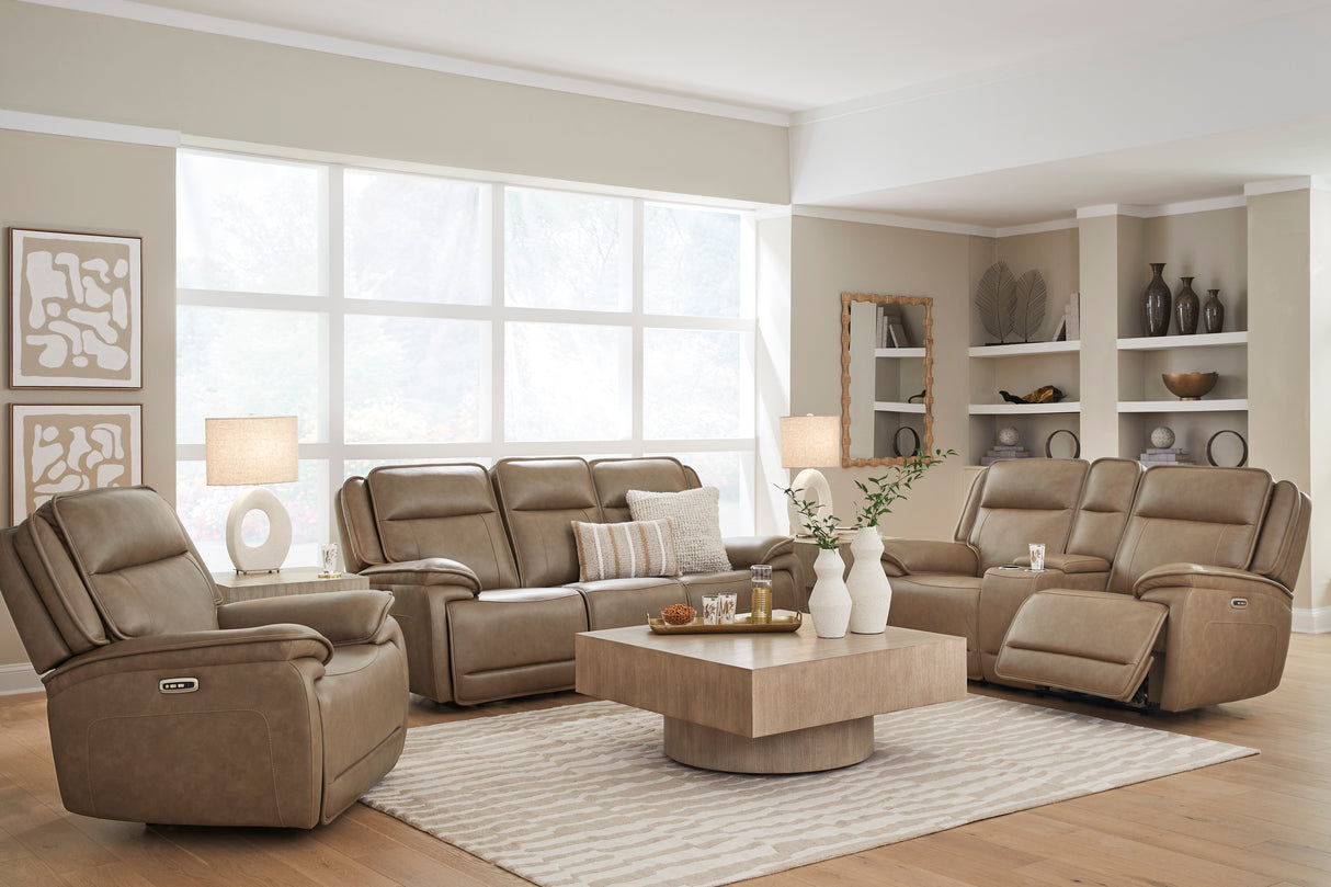 Glencroft Sahara Power Reclining Living Room Set from Ashley - Luna Furniture