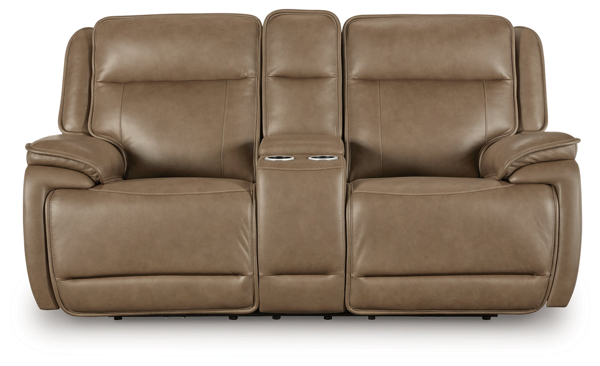Glencroft Sofa and Loveseat in Sahara from Ashley Furniture - Luna Furniture