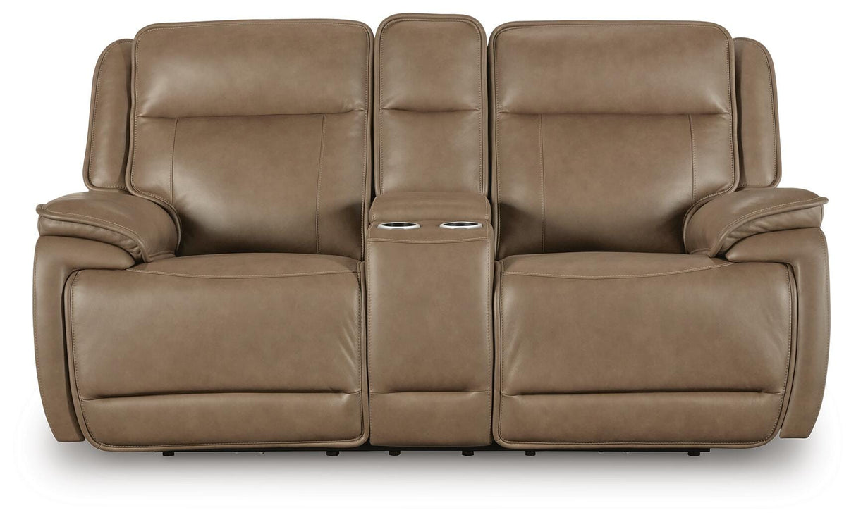 Glencroft Sofa and Loveseat in Sahara from Ashley Furniture - Luna Furniture