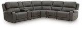 5Z - Pittson Anchor 6-Piece Power Reclining Sectional from Ashley - Luna Furniture