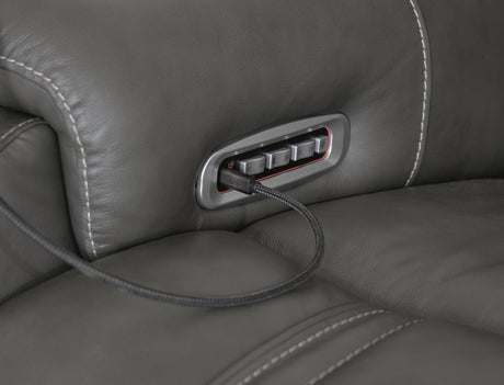 5Z - Pittson Anchor 7-Piece Power Reclining Sectional from Ashley Furniture - Luna Furniture