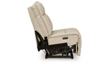 Double Deal Almond Power Armless Recliner from Ashley - Luna Furniture