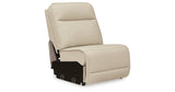 Double Deal Almond Armless Chair from Ashley - Luna Furniture