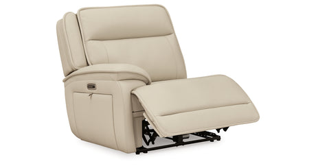 Double Deal Almond 4-Piece Power Reclining Sectional from Ashley - Luna Furniture