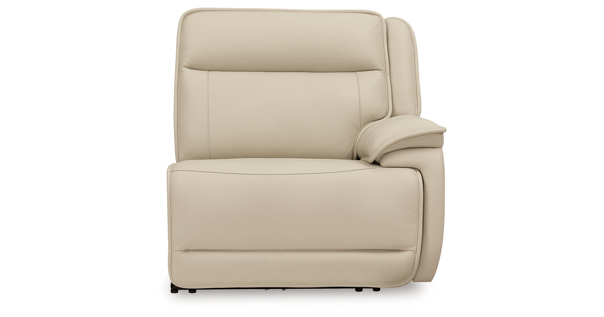 Double Deal Almond Right-Arm Facing Power Recliner from Ashley - Luna Furniture