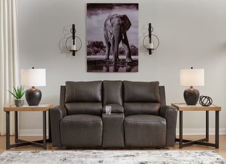 Boxmere Sofa and Loveseat in Storm from Ashley - Luna Furniture
