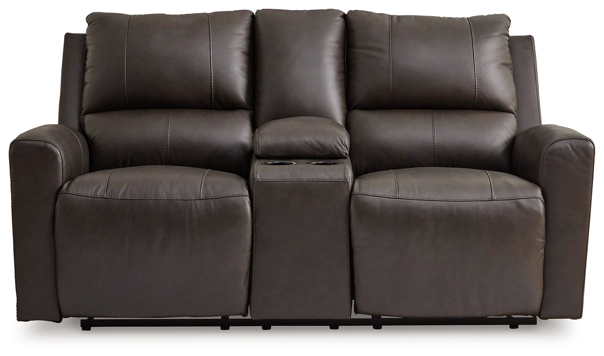 Boxmere Sofa and Loveseat in Storm from Ashley - Luna Furniture