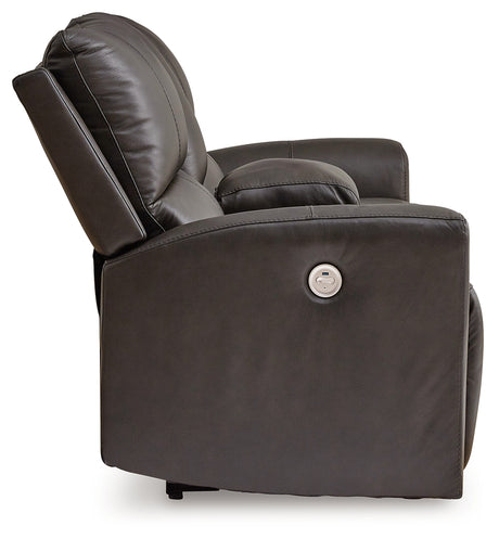 Boxmere Sofa and Loveseat in Storm from Ashley - Luna Furniture