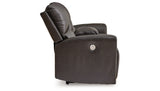Boxmere Storm Power Reclining Loveseat with Console from Ashley - Luna Furniture