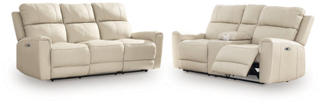 Dahlmoore Sofa and Loveseat in Almond from Ashley - Luna Furniture