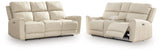 Dahlmoore Almond Power Reclining Living Room Set from Ashley - Luna Furniture