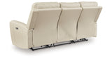 Dahlmoore Almond Power Reclining Sofa from Ashley - Luna Furniture