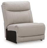 Gravier Gray Armless Chair from Ashley - Luna Furniture