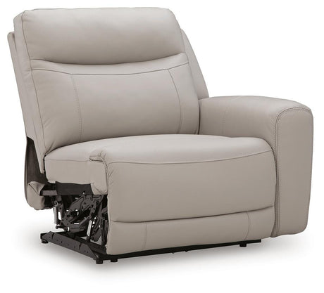Gravier Gray Right-Arm Facing Power Recliner from Ashley - Luna Furniture