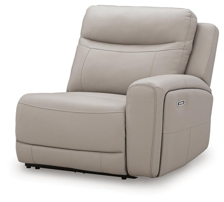 Gravier Gray Right-Arm Facing Power Recliner from Ashley - Luna Furniture