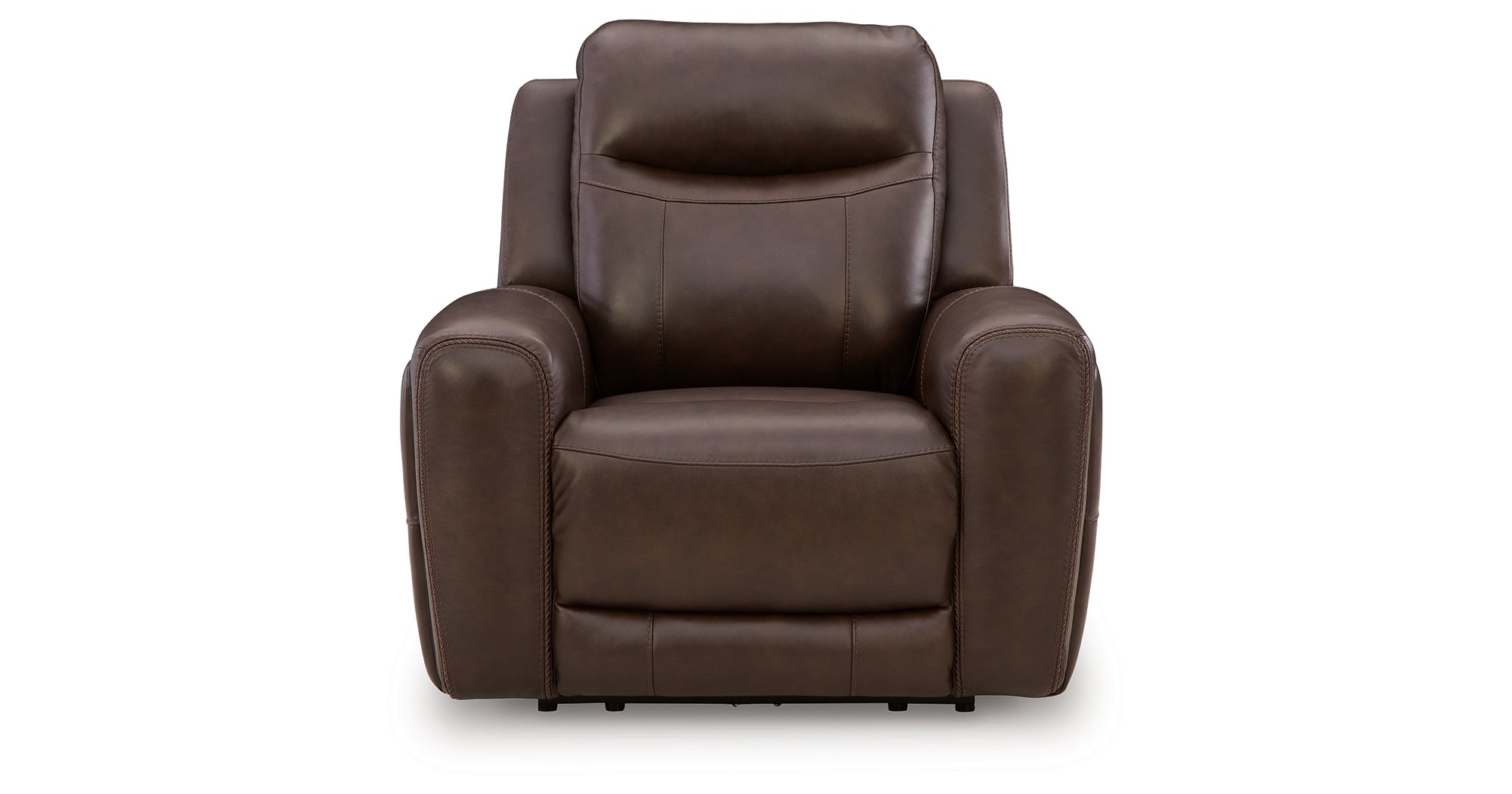 趣味は焼き芋さん専用　ダークブラウン レザー チェア Gravier Cordova Power Recliner – Luna Furniture