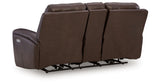 Gravier Cordova Power Reclining Loveseat with Console from Ashley Furniture - Luna Furniture