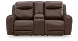 Gravier Cordova Power Reclining Loveseat with Console from Ashley Furniture - Luna Furniture