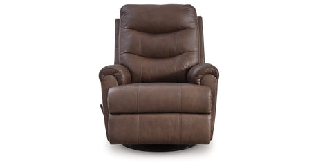 Flynwood Espresso Swivel Glider Recliner from Ashley - Luna Furniture