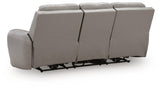 Real Moments Ash Power Reclining Sofa with Audio Seating from Ashley - Luna Furniture