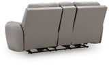 Real Moments Ash Power Reclining Loveseat with Audio Seating from Ashley - Luna Furniture