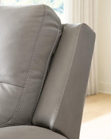 Real Moments Ash Power Reclining Loveseat with Audio Seating from Ashley - Luna Furniture