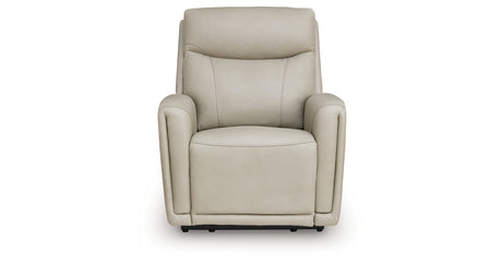 Pincara Bone Power AutoGlide Recliner from Ashley Furniture - Luna Furniture