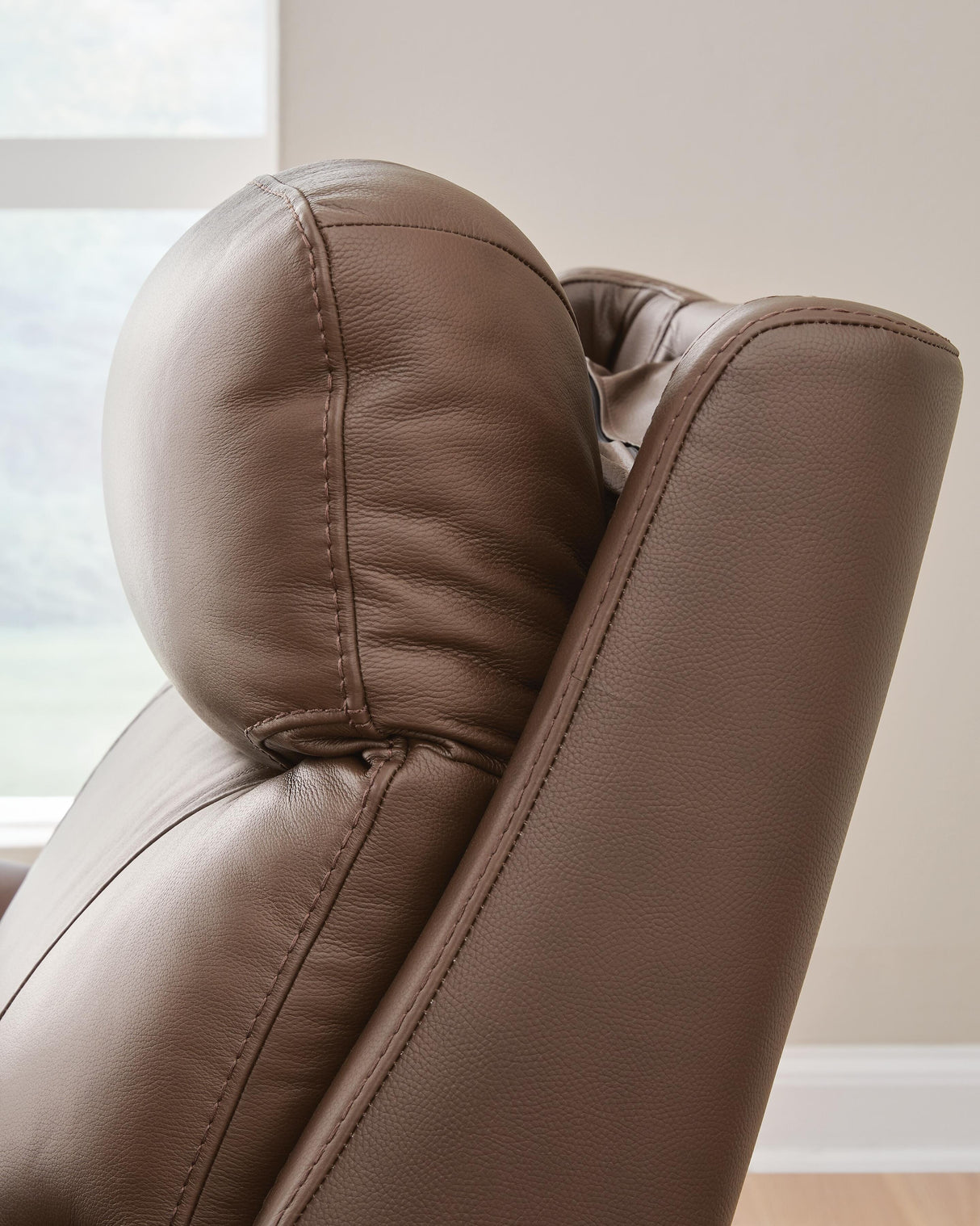 Pincara Umber Power AutoGlide Recliner with Audio System from Ashley - Luna Furniture