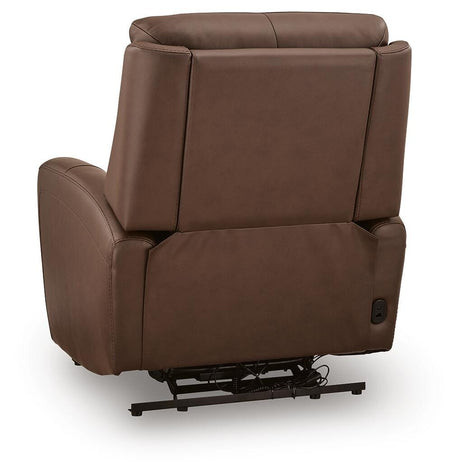 Pincara Umber Power AutoGlide Recliner with Audio System from Ashley - Luna Furniture