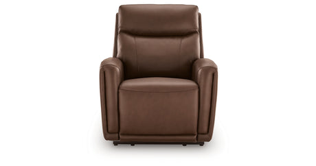 Pincara Umber Power AutoGlide Recliner from Ashley Furniture - Luna Furniture