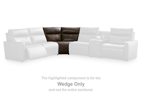 ModZ Chocolate Wedge from Ashley - Luna Furniture