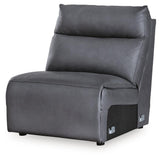 ModZ Blue Armless Chair from Ashley - Luna Furniture