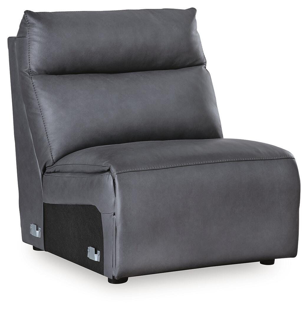 ModZ Blue Armless Chair from Ashley - Luna Furniture