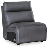ModZ Blue Armless Chair from Ashley - Luna Furniture