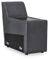 ModZ Blue Console with Audio System from Ashley - Luna Furniture