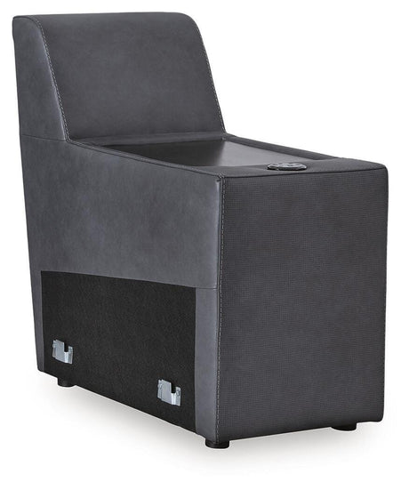 ModZ Blue Console with Audio System from Ashley Furniture - Luna Furniture