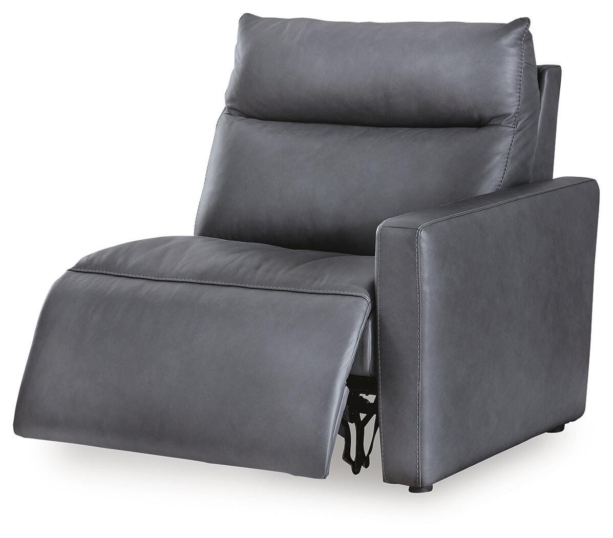 ModZ Blue Right-Arm Facing Power Recliner from Ashley - Luna Furniture