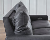 ModZ Blue 2-Piece Power Reclining Sectional Loveseat