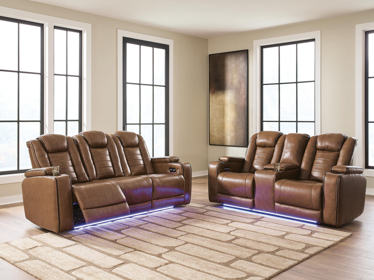 Gruaro Sofa and Loveseat in Amber from Ashley - Luna Furniture