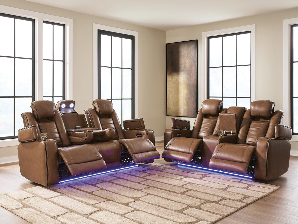 Gruaro Sofa and Loveseat in Amber from Ashley - Luna Furniture