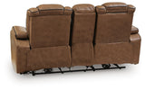 Gruaro Amber Power Reclining Loveseat with Console from Ashley - Luna Furniture