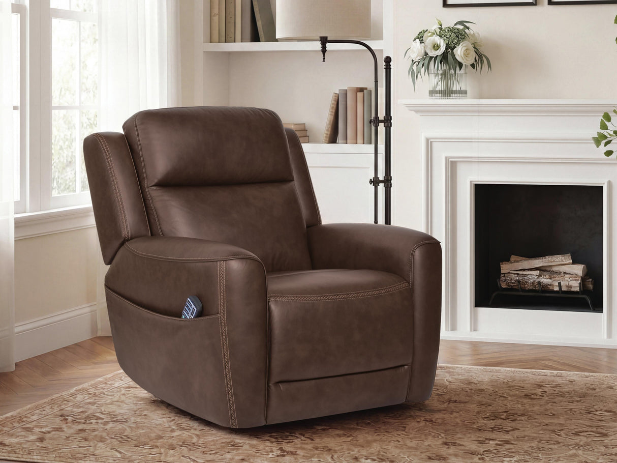 4Z-Serenity Zone Espresso Power Lift Recliner from Ashley - Luna Furniture