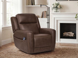 4Z-Serenity Zone Espresso Power Lift Recliner from Ashley - Luna Furniture