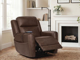 4Z-Serenity Zone Espresso Power Lift Recliner from Ashley - Luna Furniture