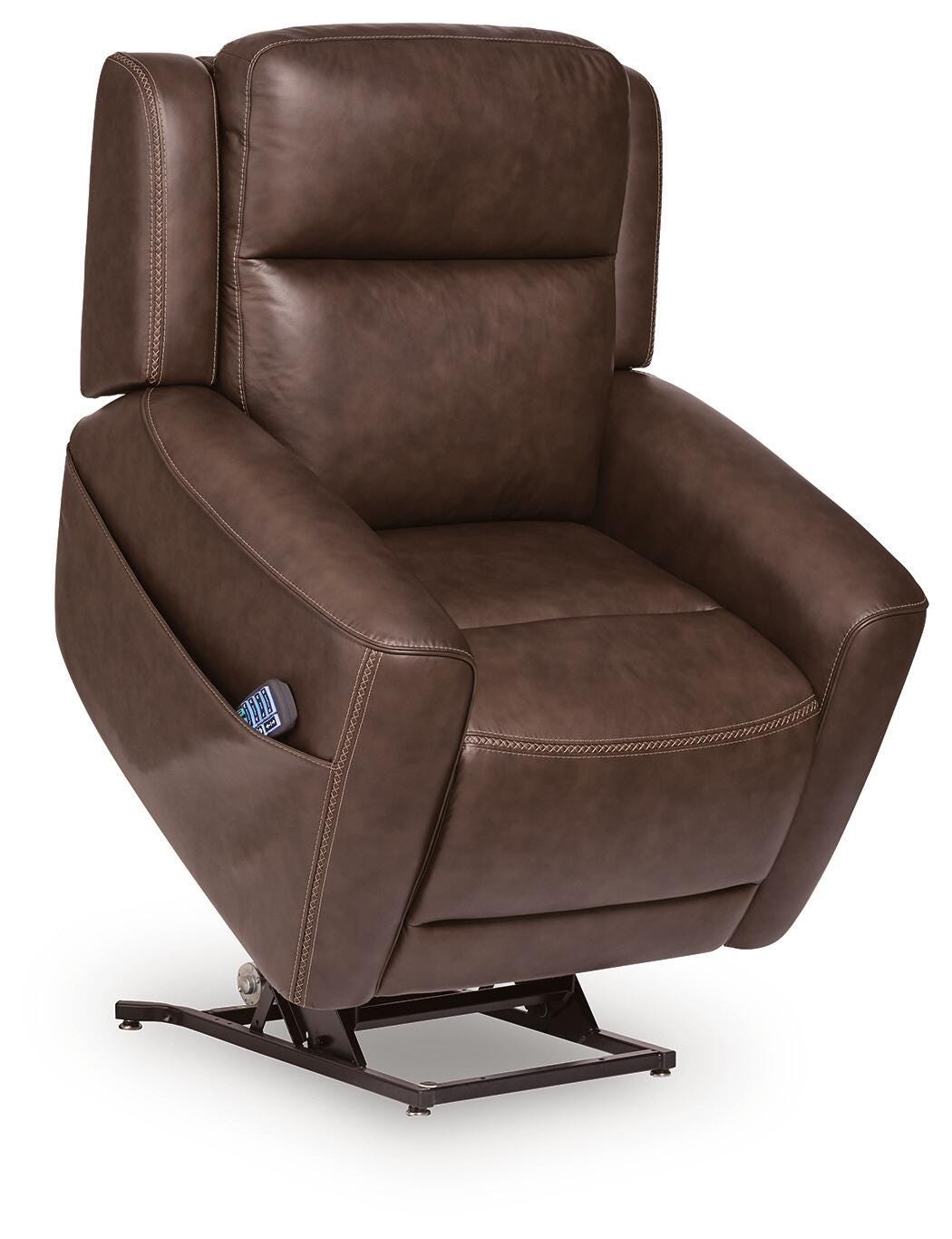 4Z-Serenity Zone Espresso Power Lift Recliner from Ashley - Luna Furniture